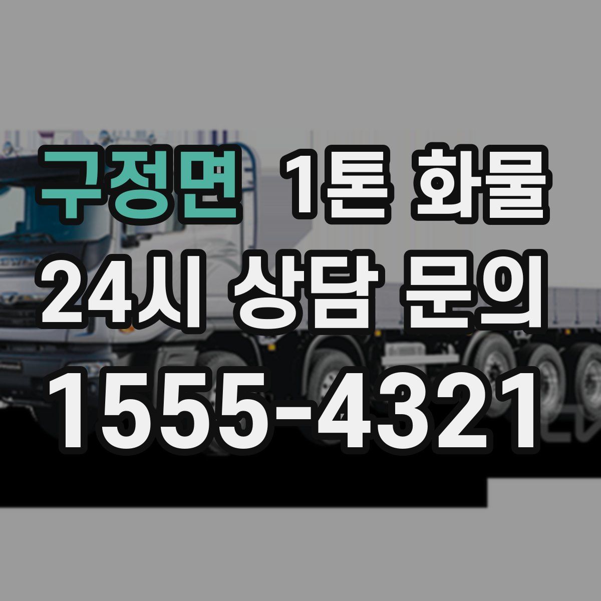 구정면 1톤 화물