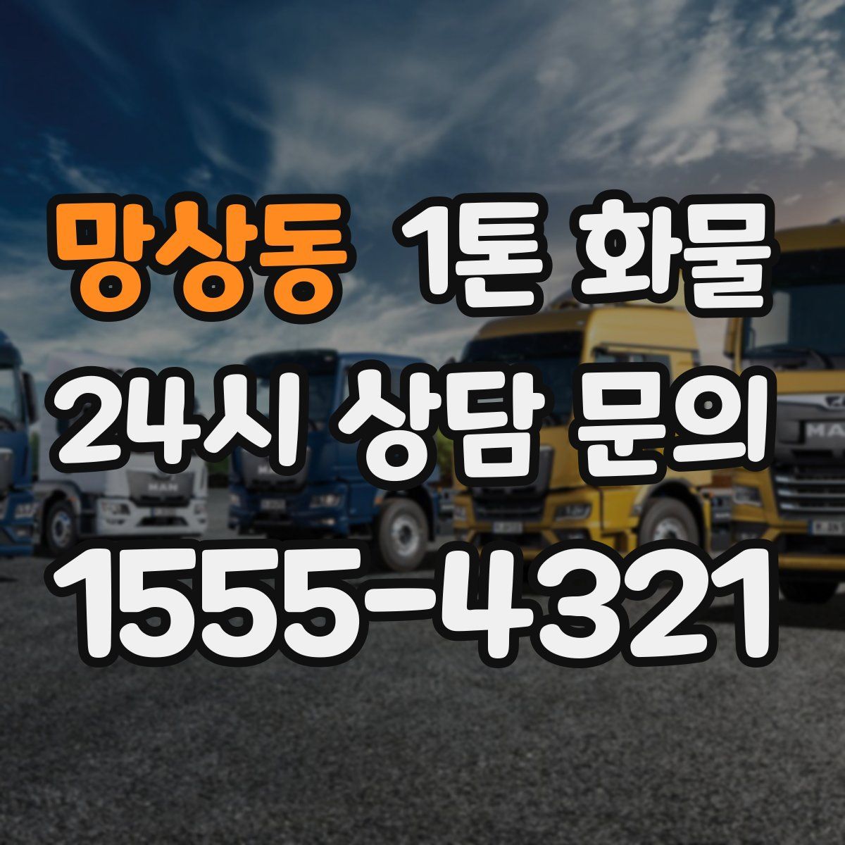 망상동 1톤 화물