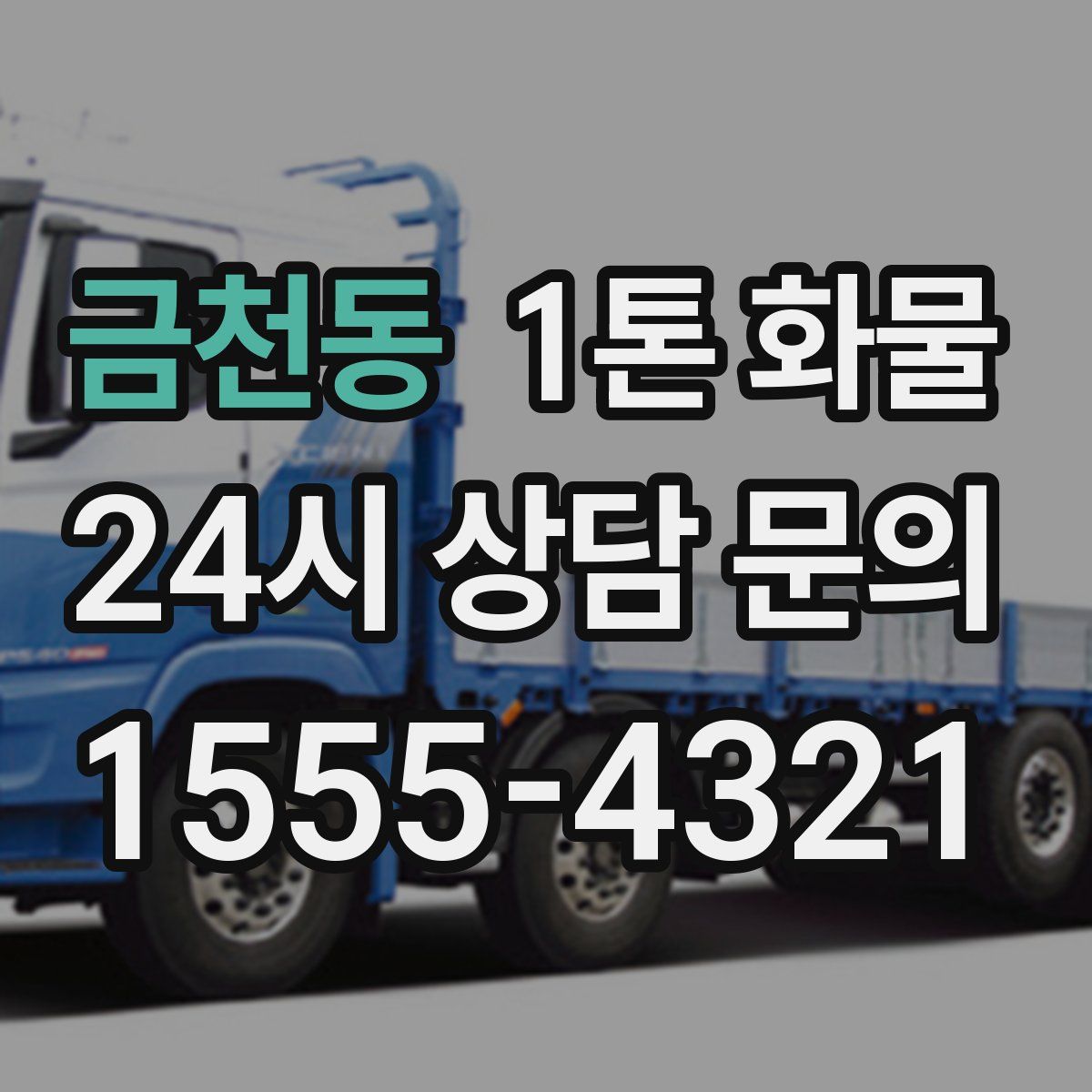 금천동 1톤 화물