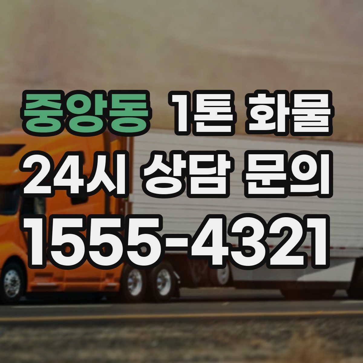 중앙동 1톤 화물