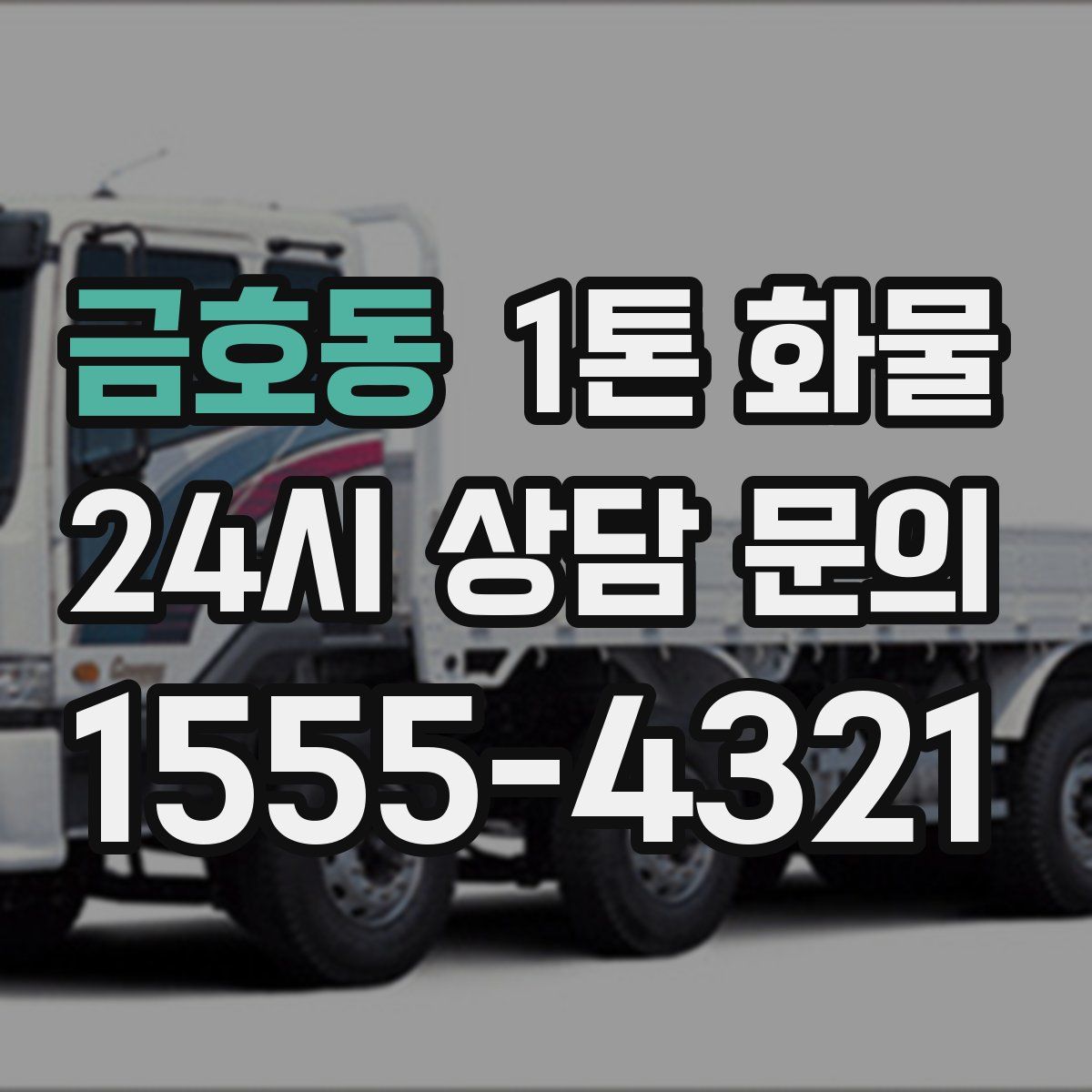 금호동 1톤 화물