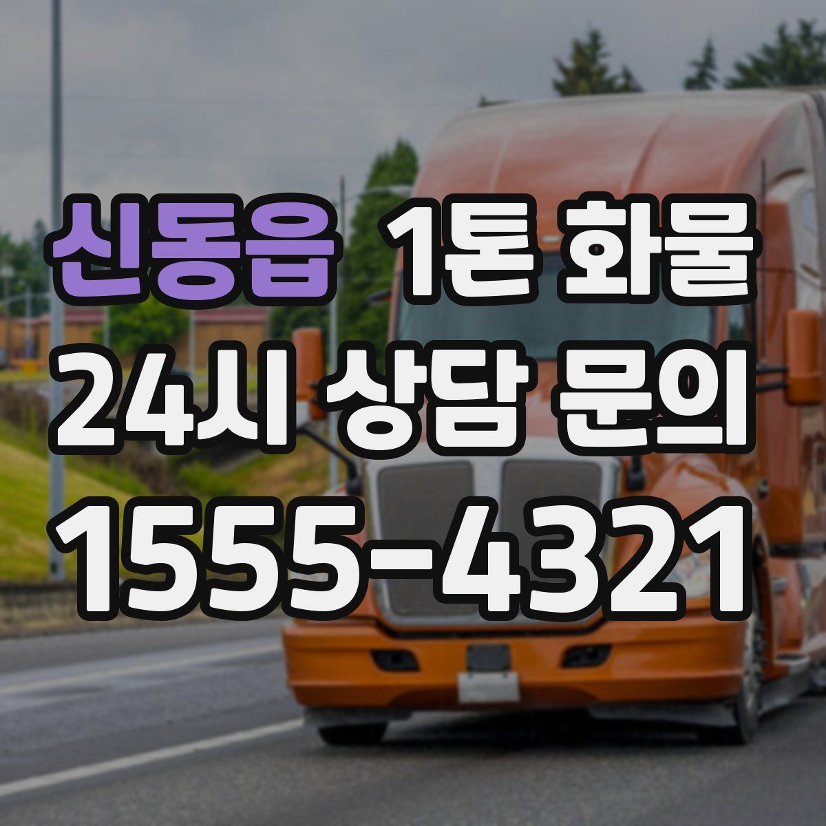 신동읍 1톤 화물