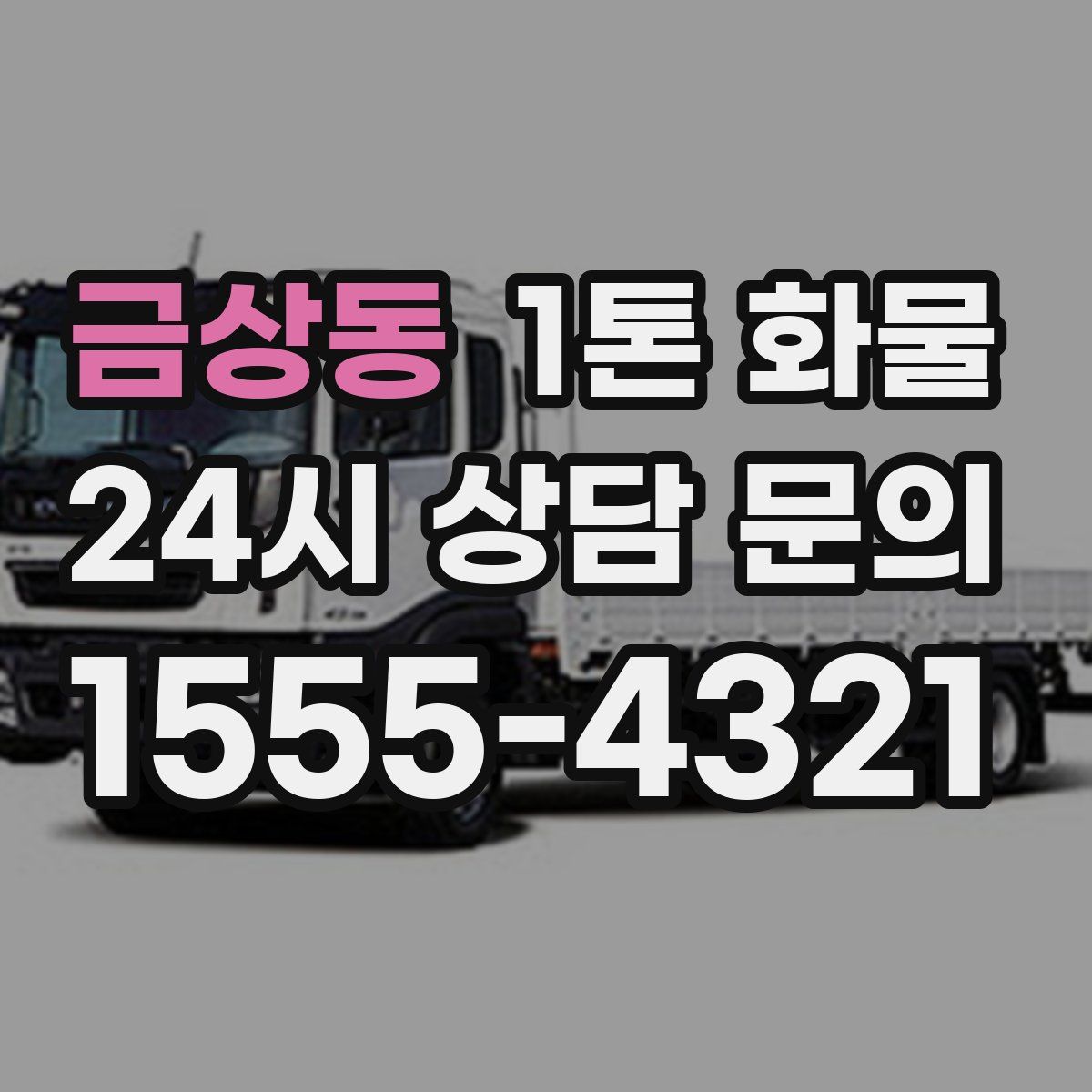 금상동 1톤 화물