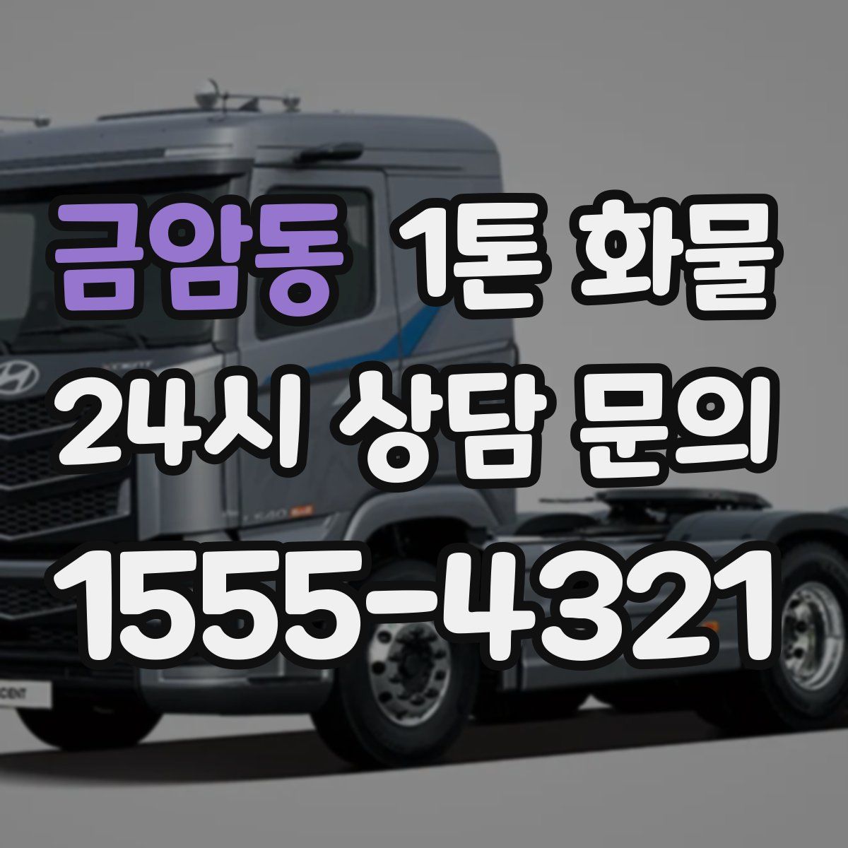 금암동 1톤 화물