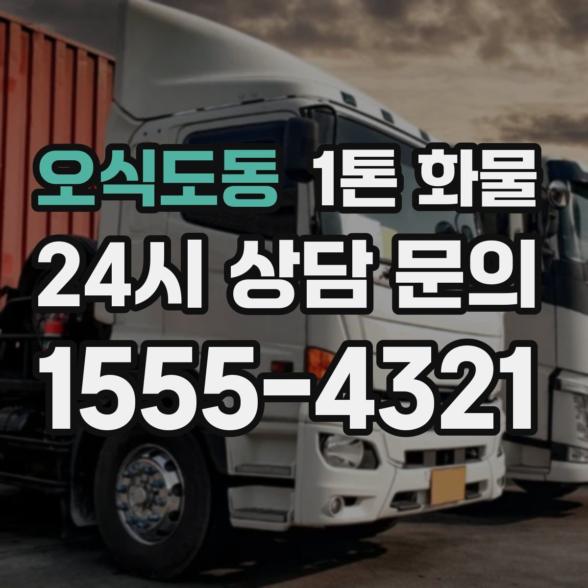 오식도동 1톤 화물