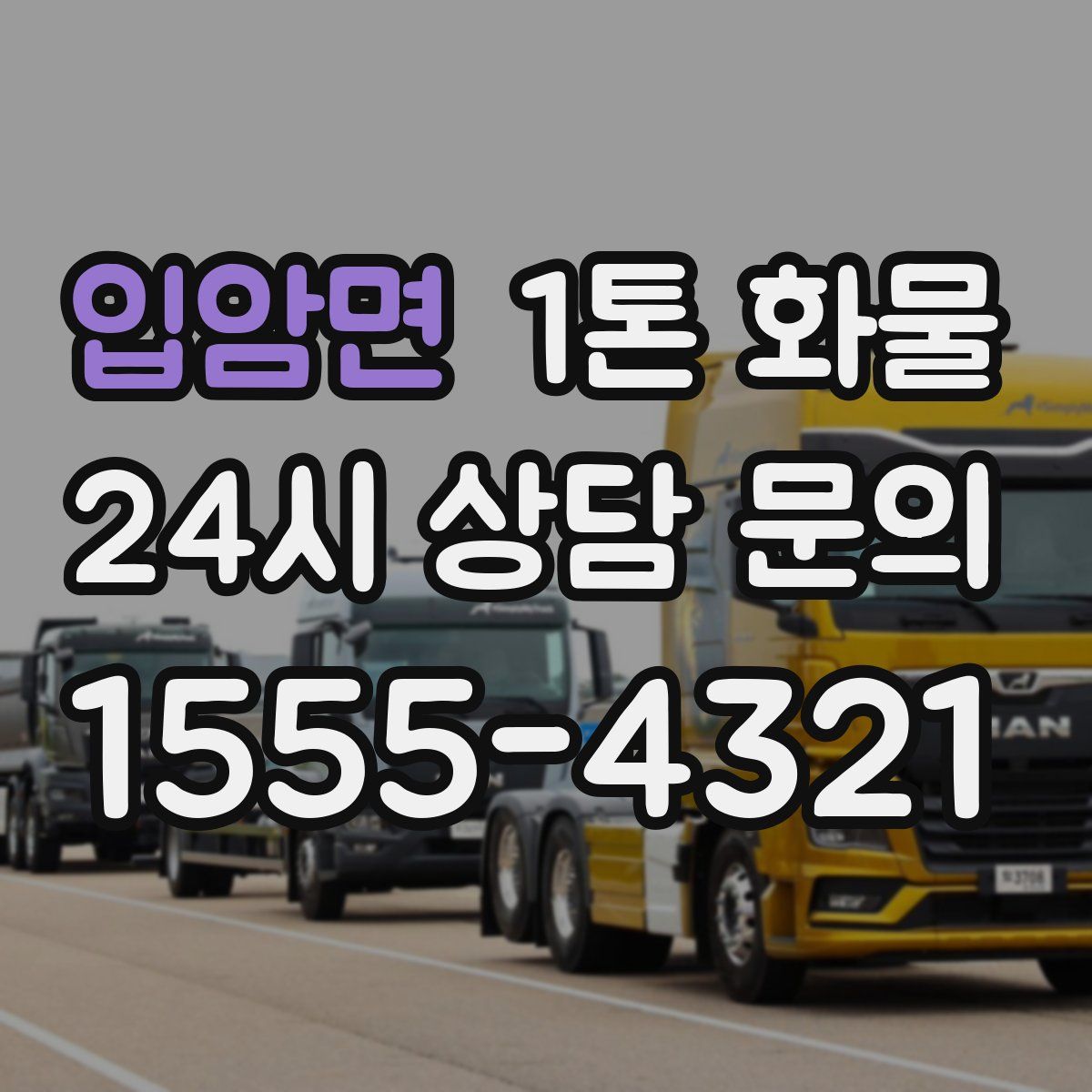 입암면 1톤 화물