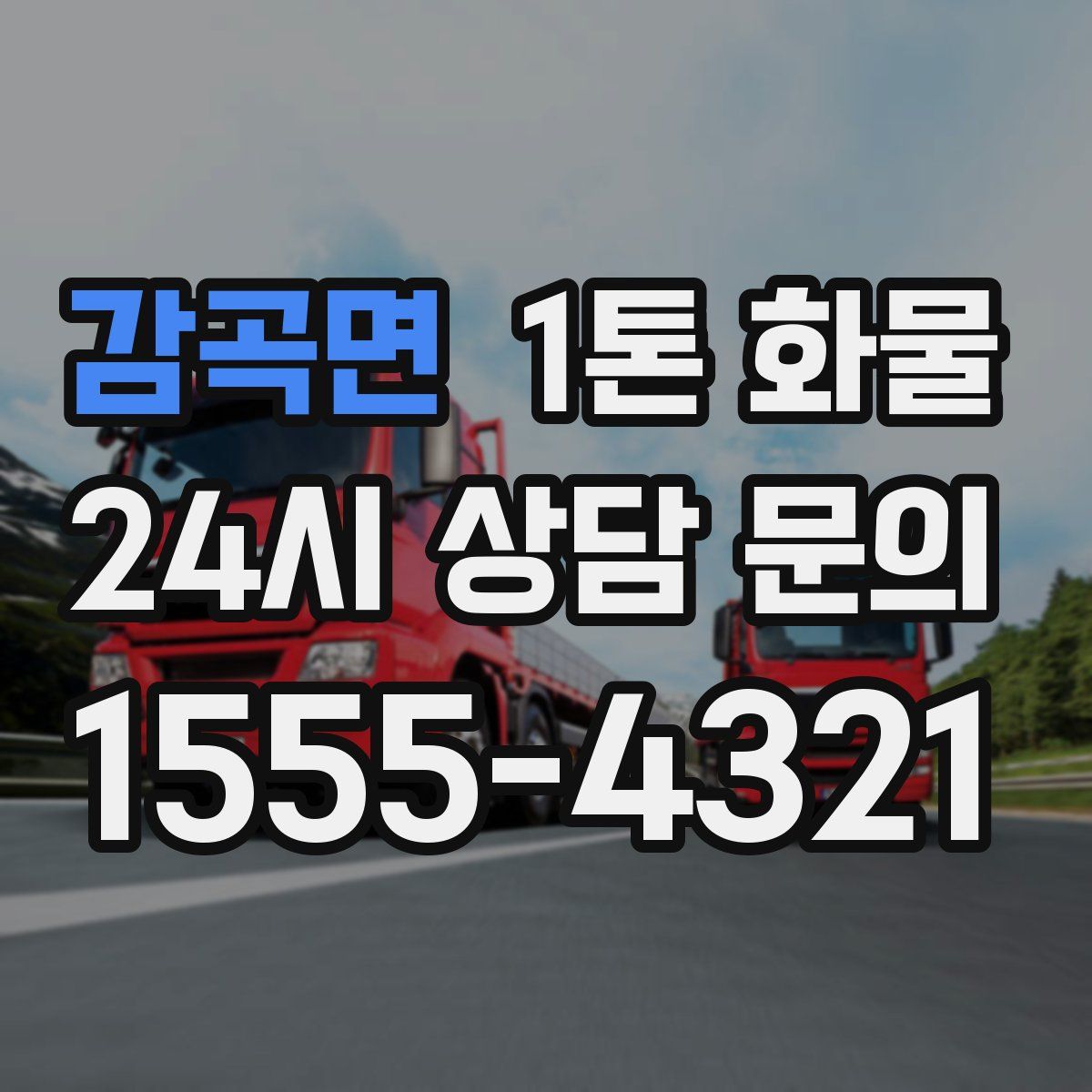 감곡면 1톤 화물