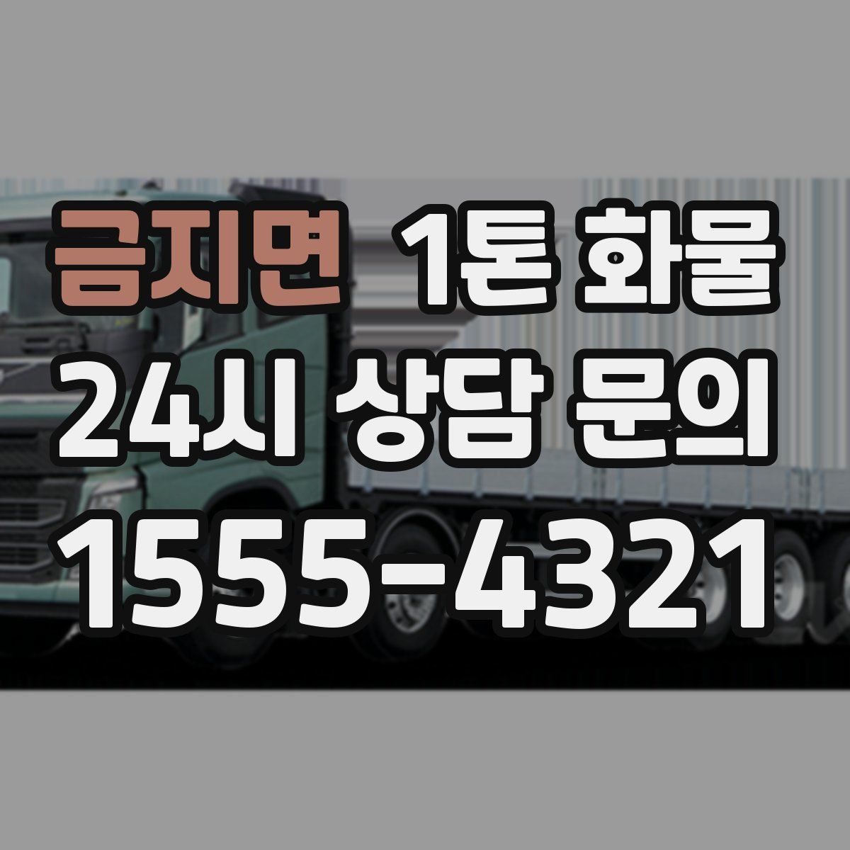 금지면 1톤 화물