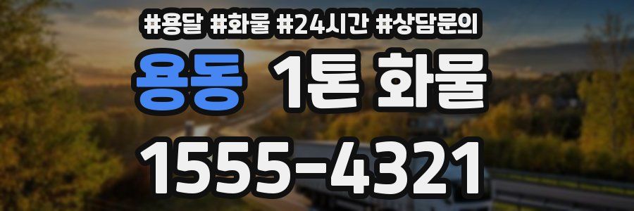 용동 1톤 화물