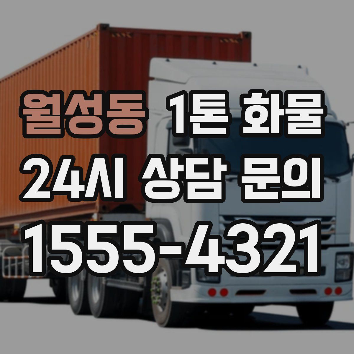 월성동 1톤 화물