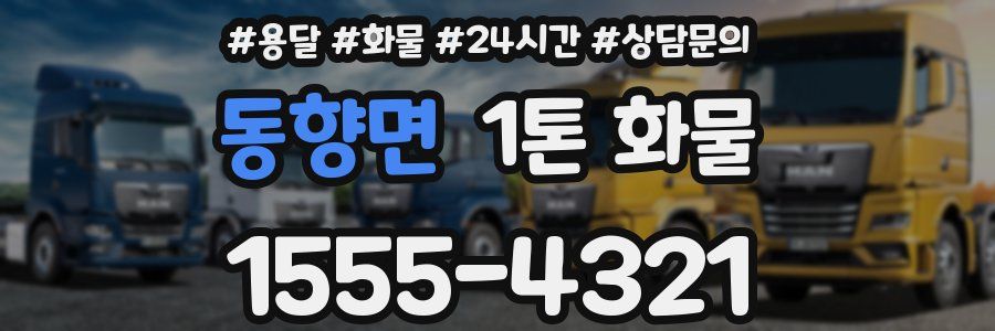 동향면 1톤 화물