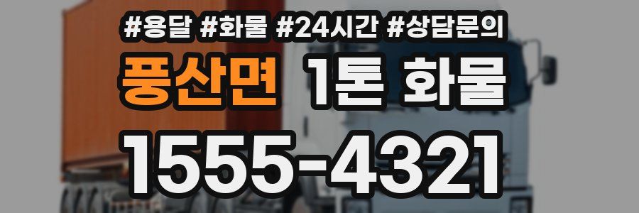 풍산면 1톤 화물