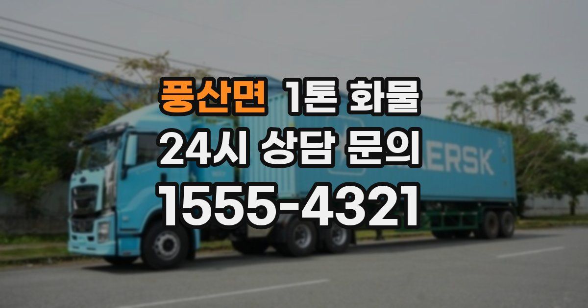 풍산면 1톤 화물