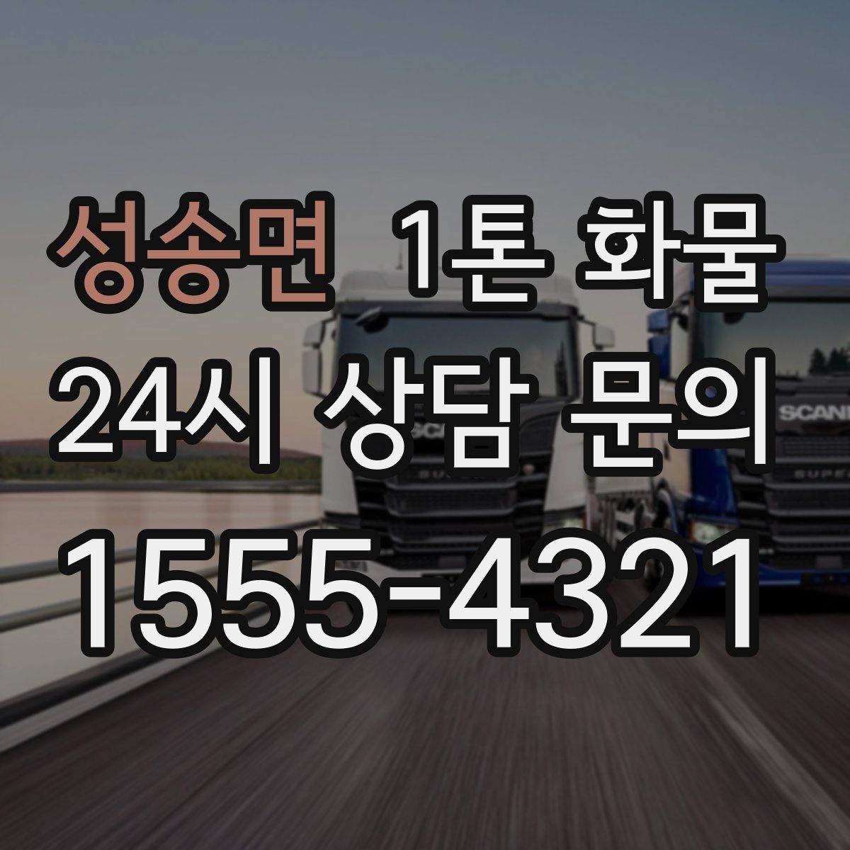 성송면 1톤 화물