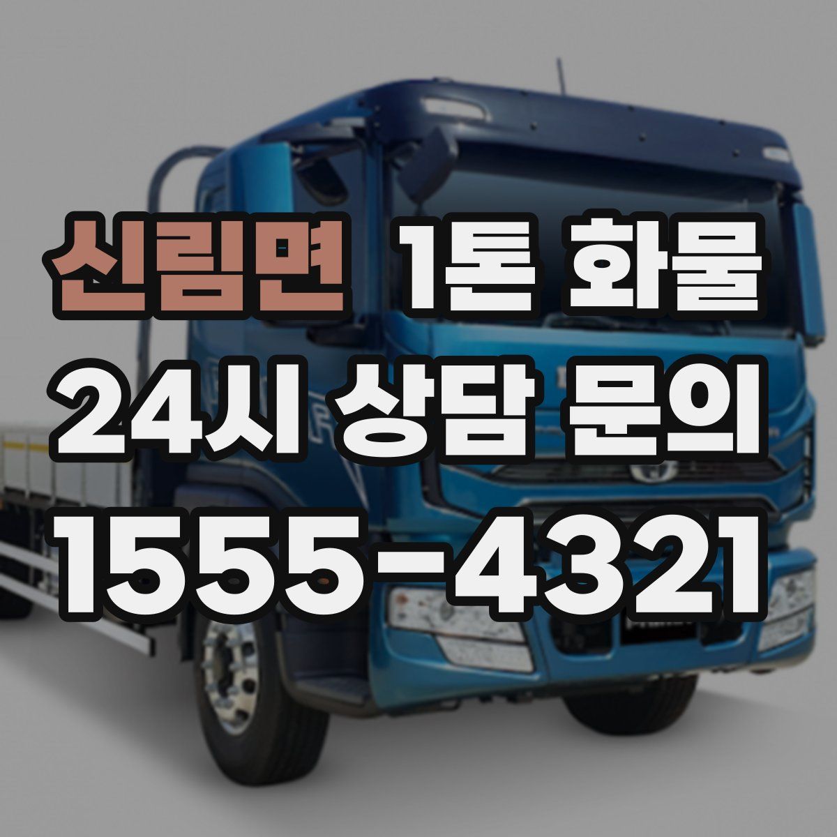 신림면 1톤 화물