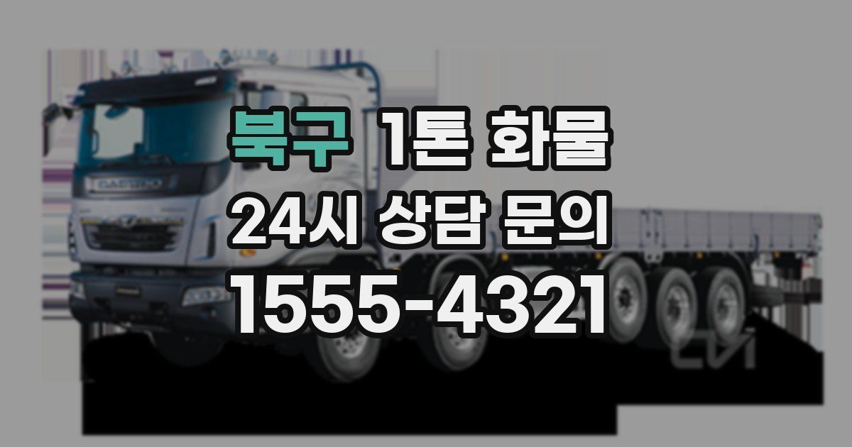 북구 1톤 화물