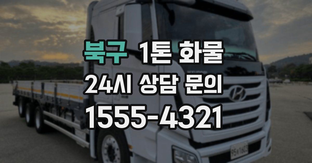 북구 1톤 화물