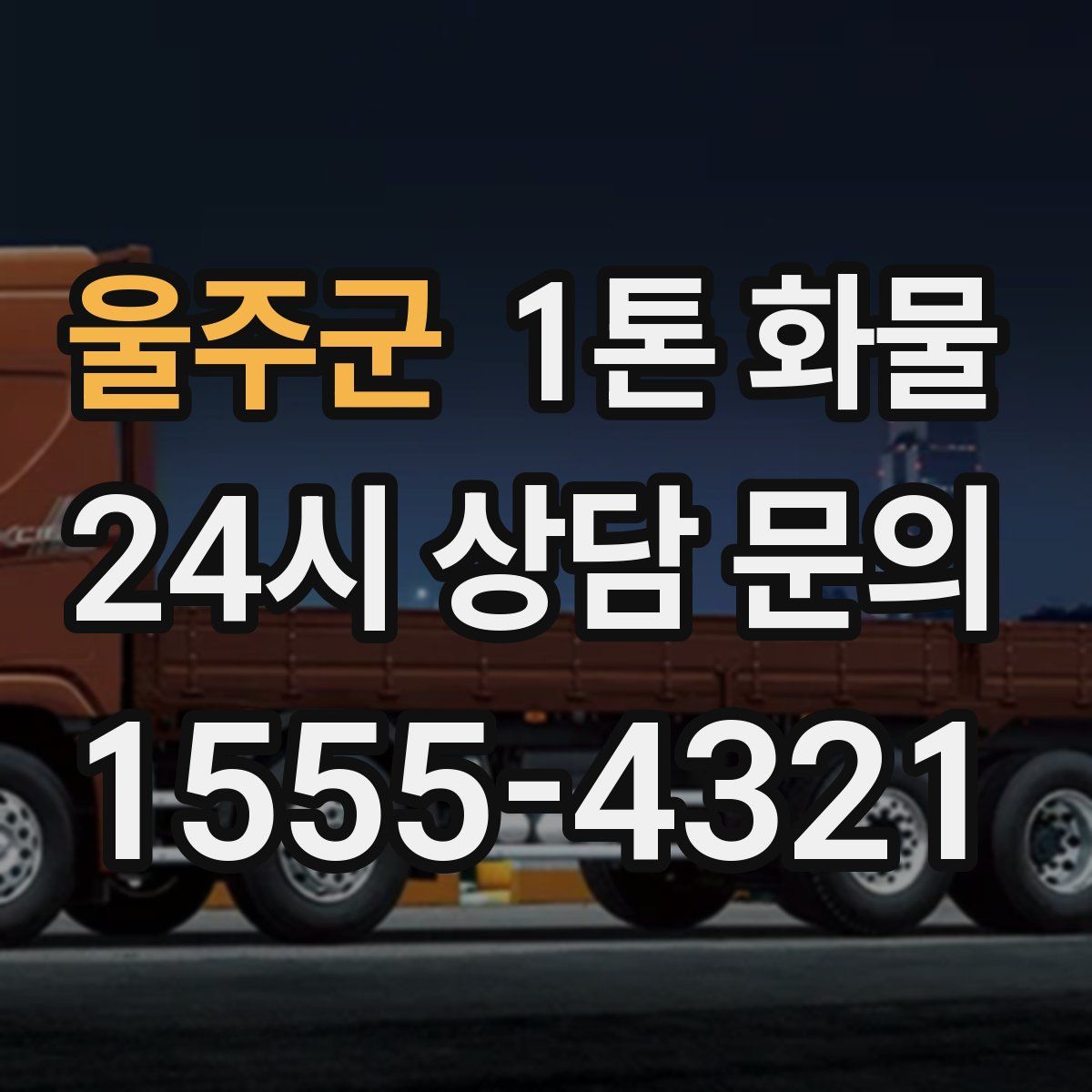 울주군 1톤 화물