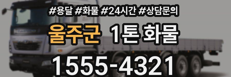 울주군 1톤 화물