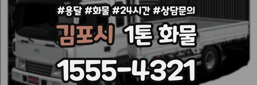 김포시 1톤 화물