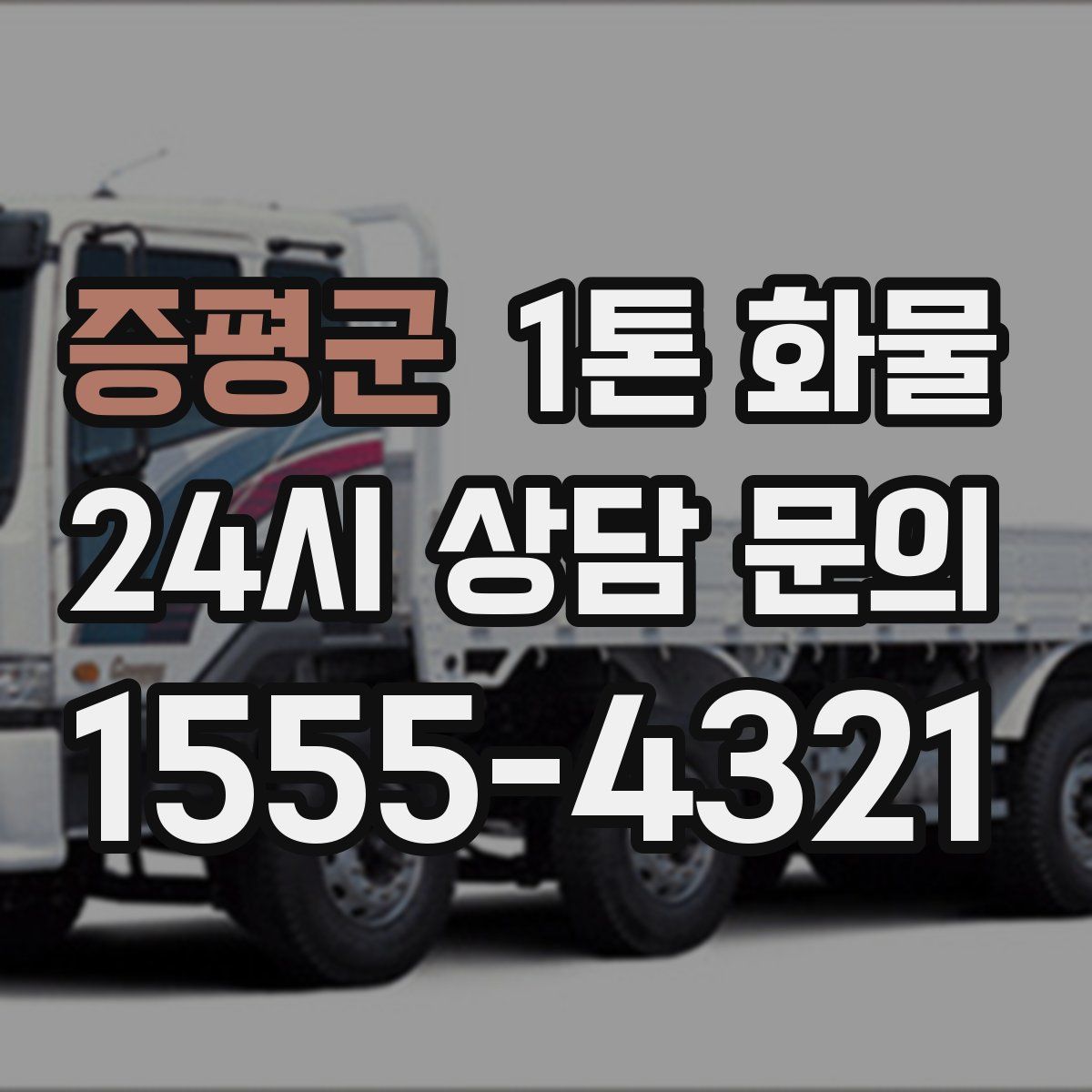 증평군 1톤 화물