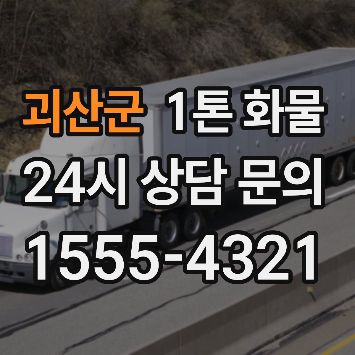 괴산군 1톤 화물