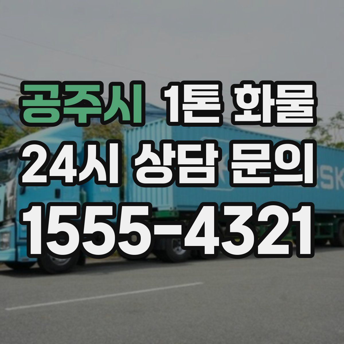 공주시 1톤 화물