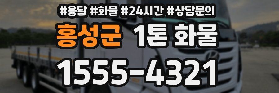 홍성군 1톤 화물