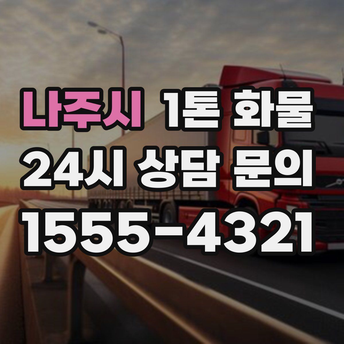 나주시 1톤 화물