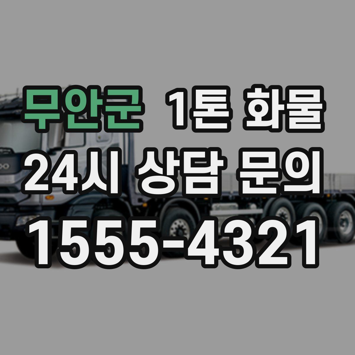 무안군 1톤 화물