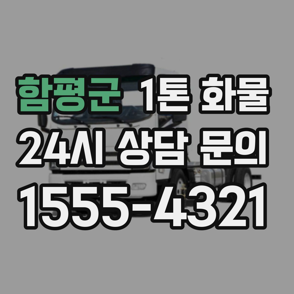 함평군 1톤 화물