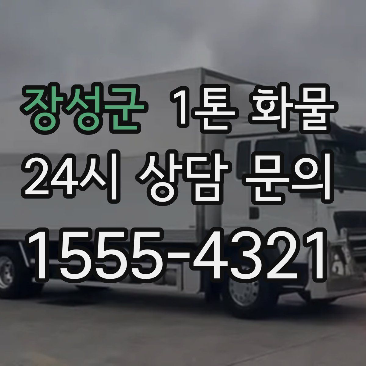 장성군 1톤 화물
