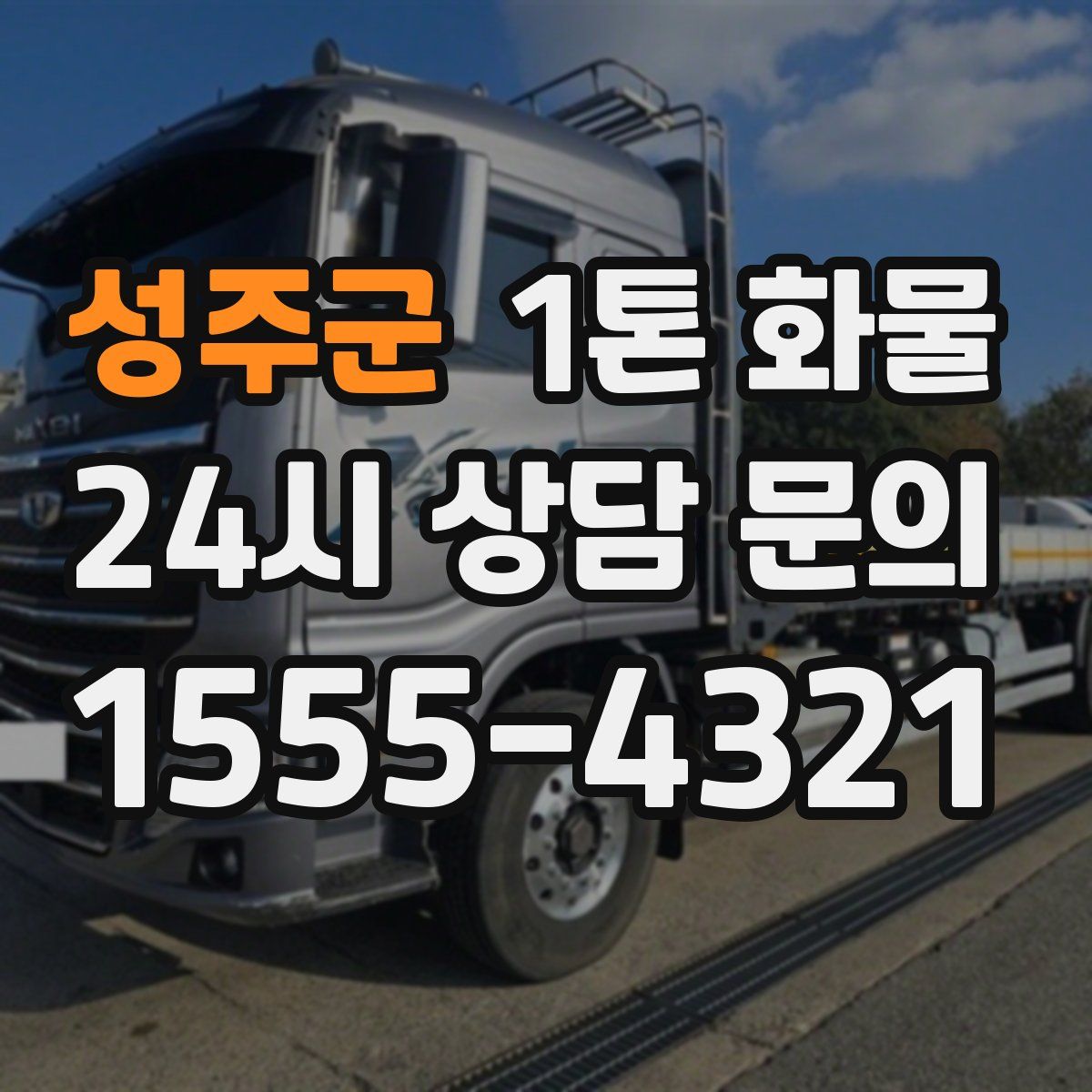 성주군 1톤 화물