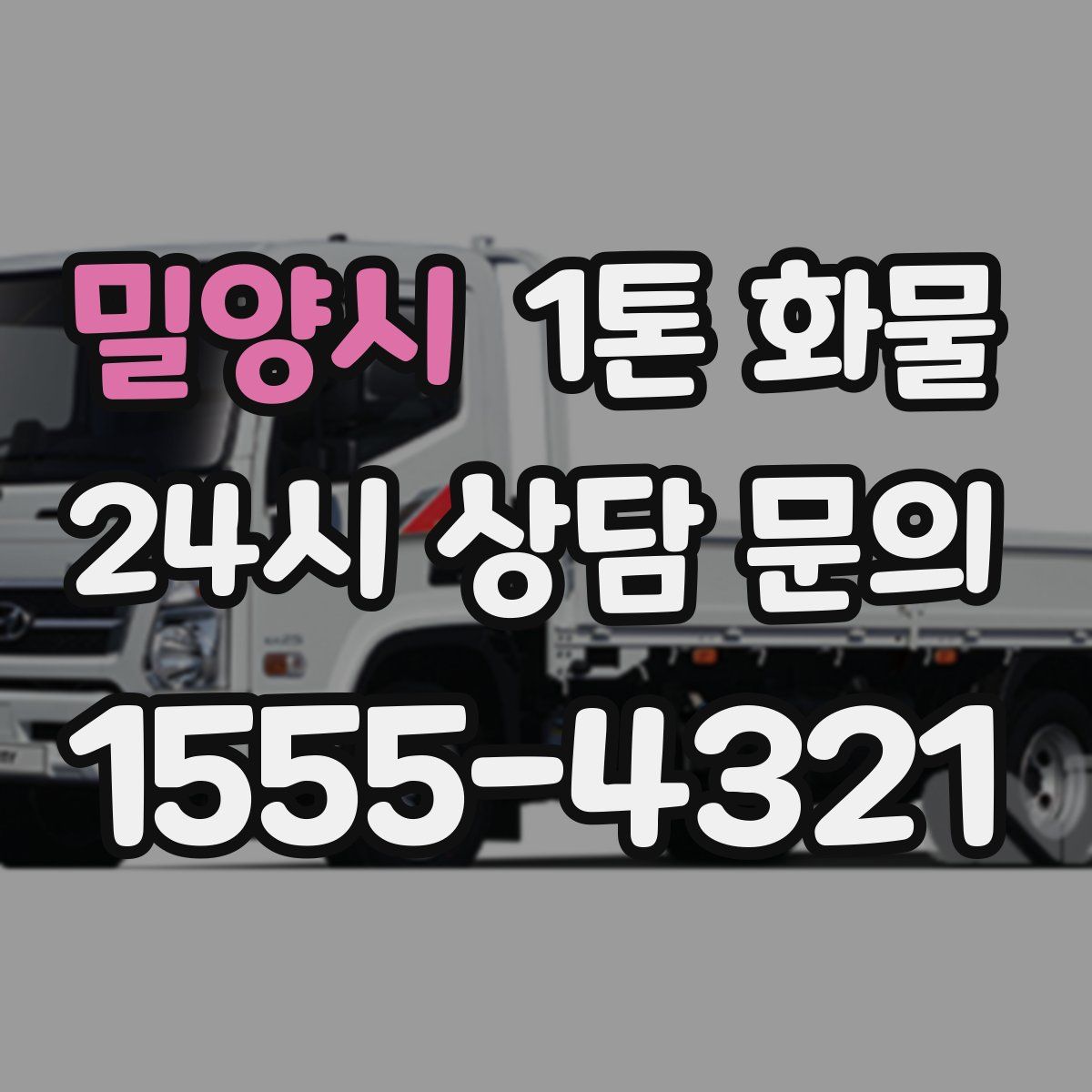 밀양시 1톤 화물