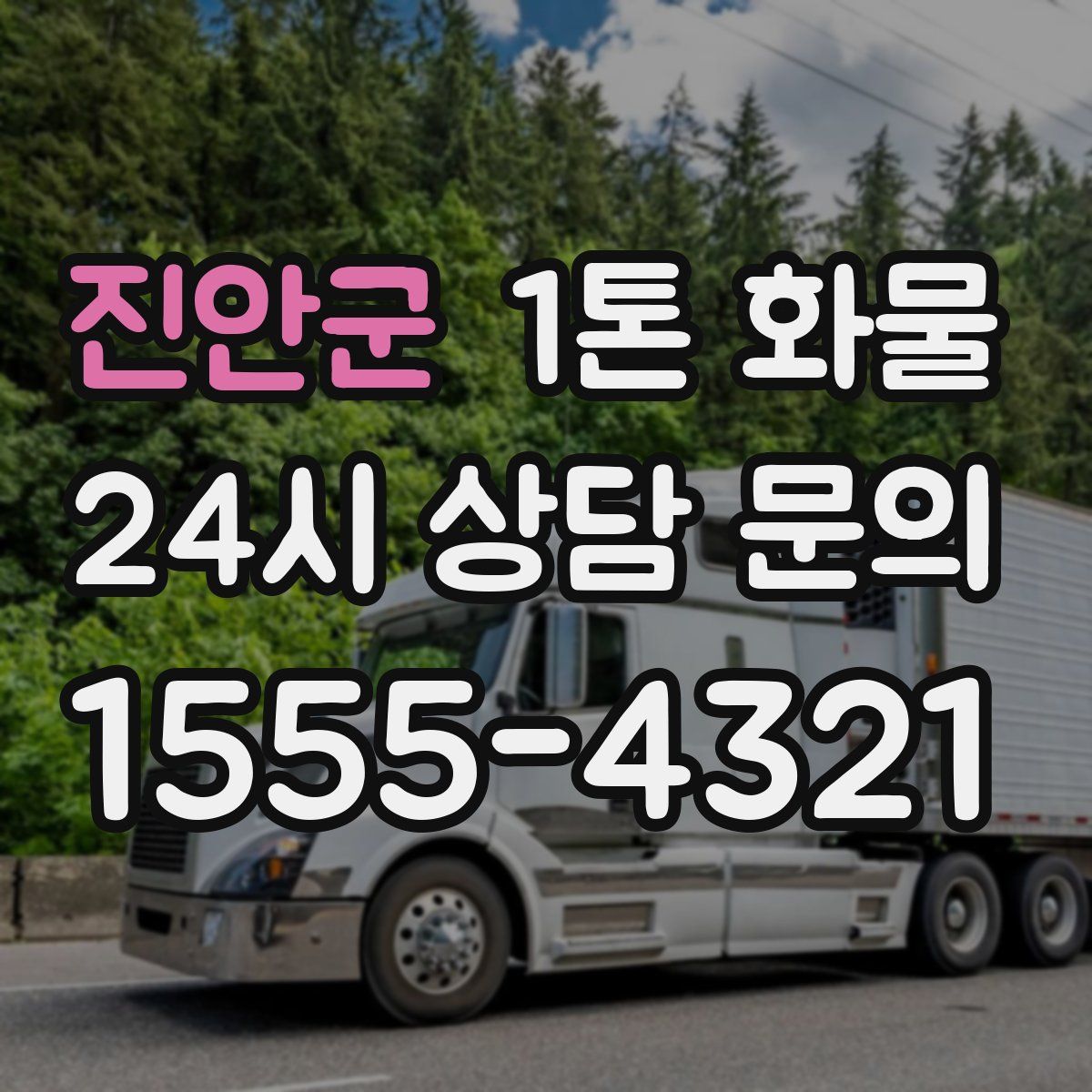 진안군 1톤 화물