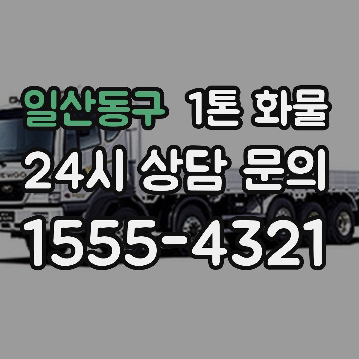 일산동구 1톤 화물