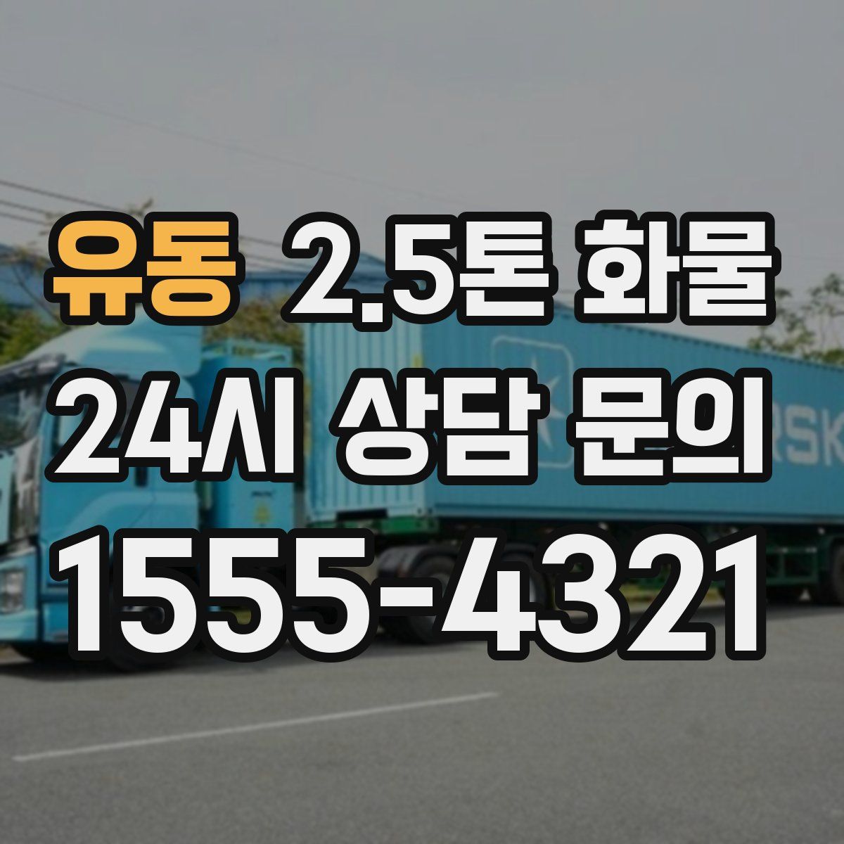 유동 2.5톤 화물