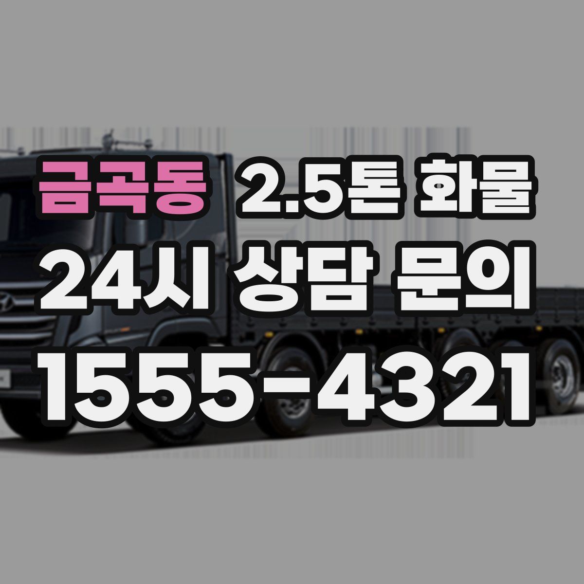 금곡동 2.5톤 화물