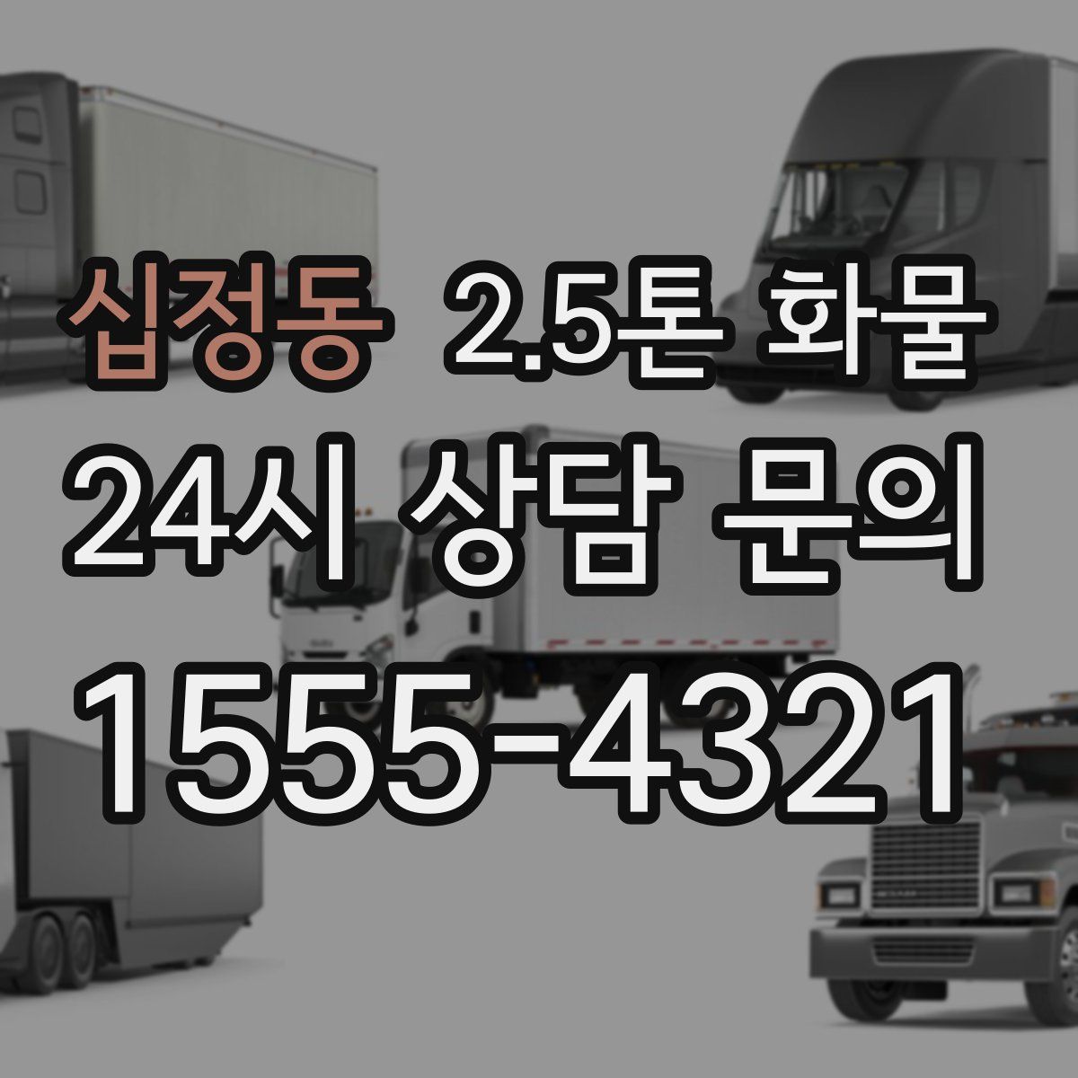 십정동 2.5톤 화물