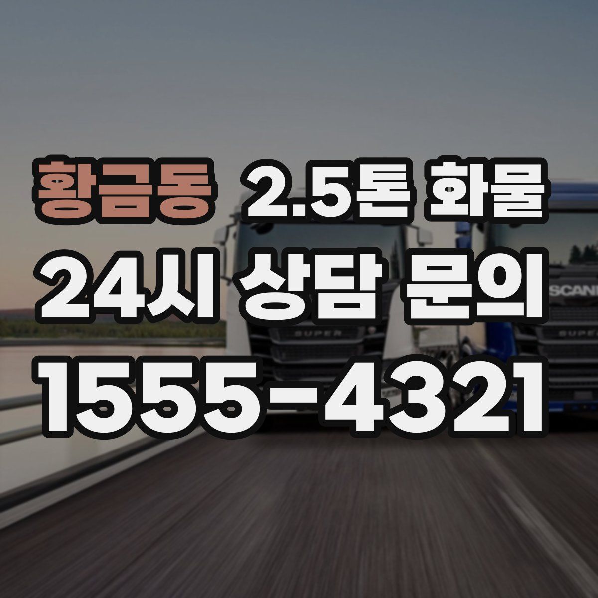 황금동 2.5톤 화물
