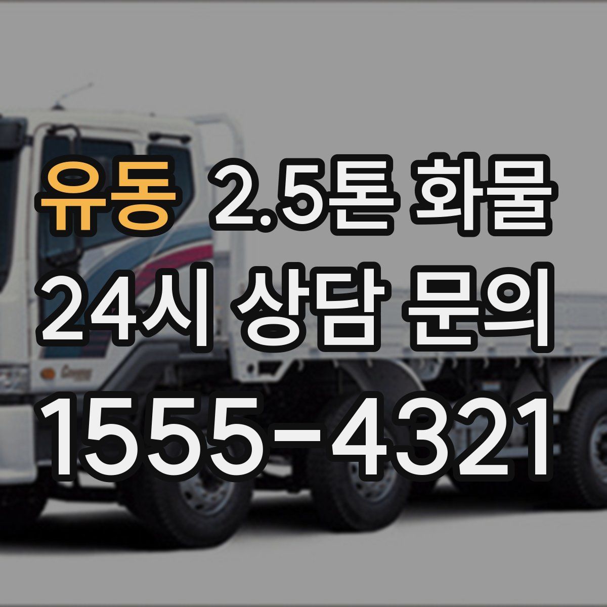 유동 2.5톤 화물