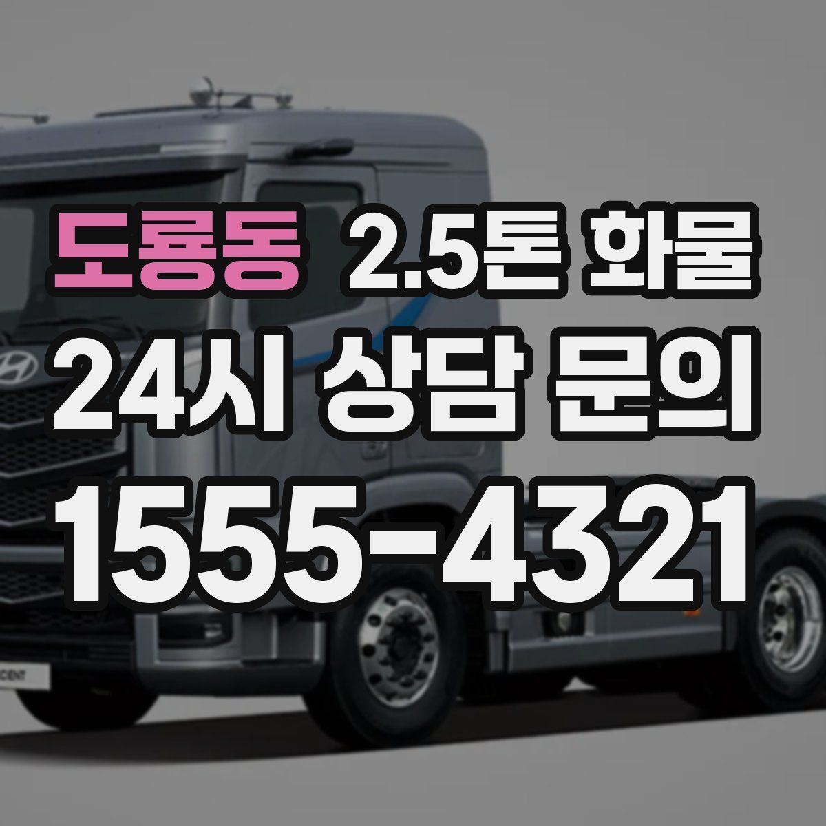 도룡동 2.5톤 화물