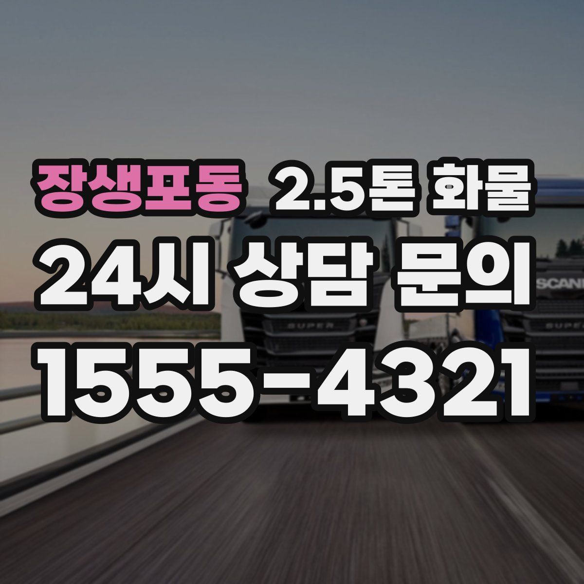 장생포동 2.5톤 화물