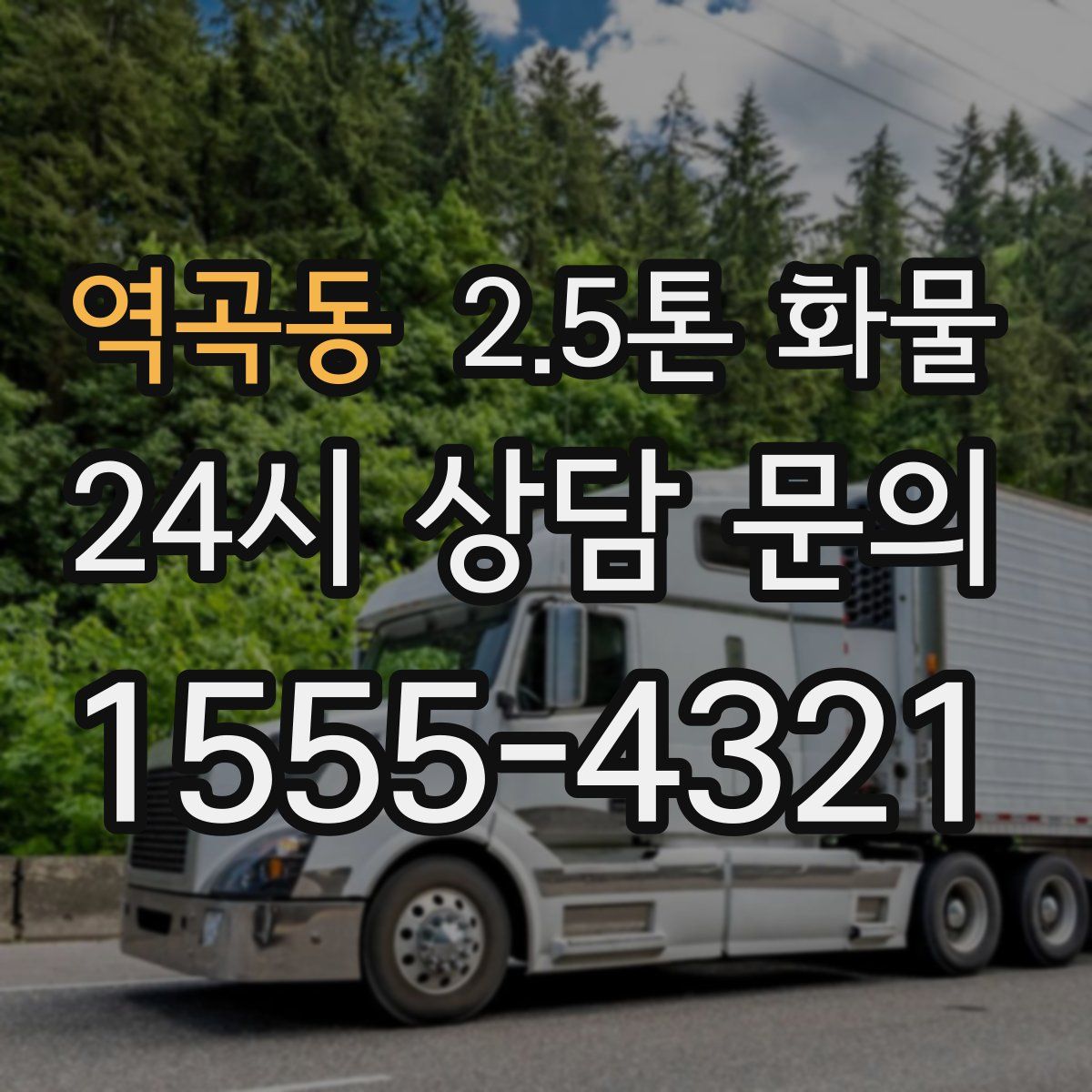 역곡동 2.5톤 화물