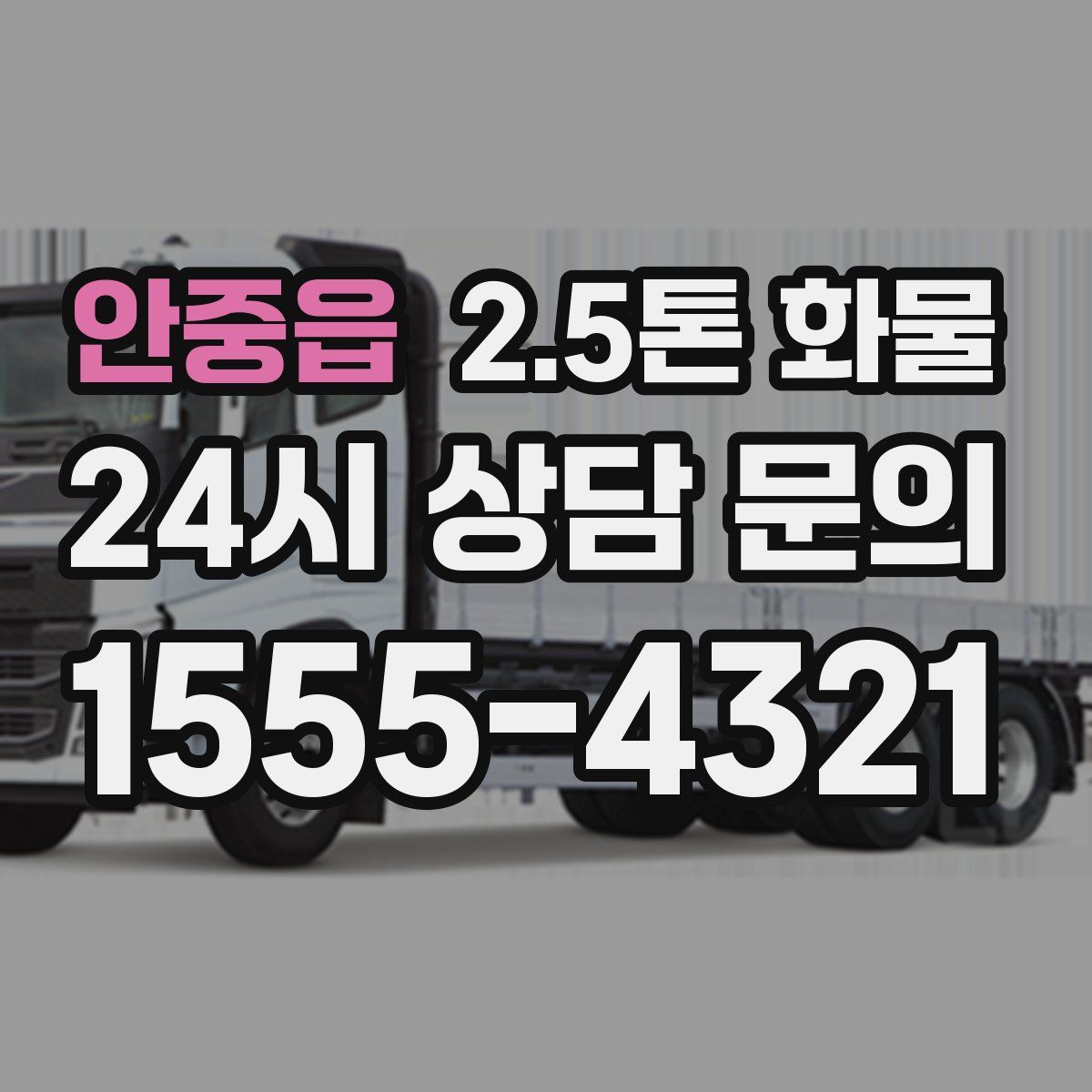 안중읍 2.5톤 화물