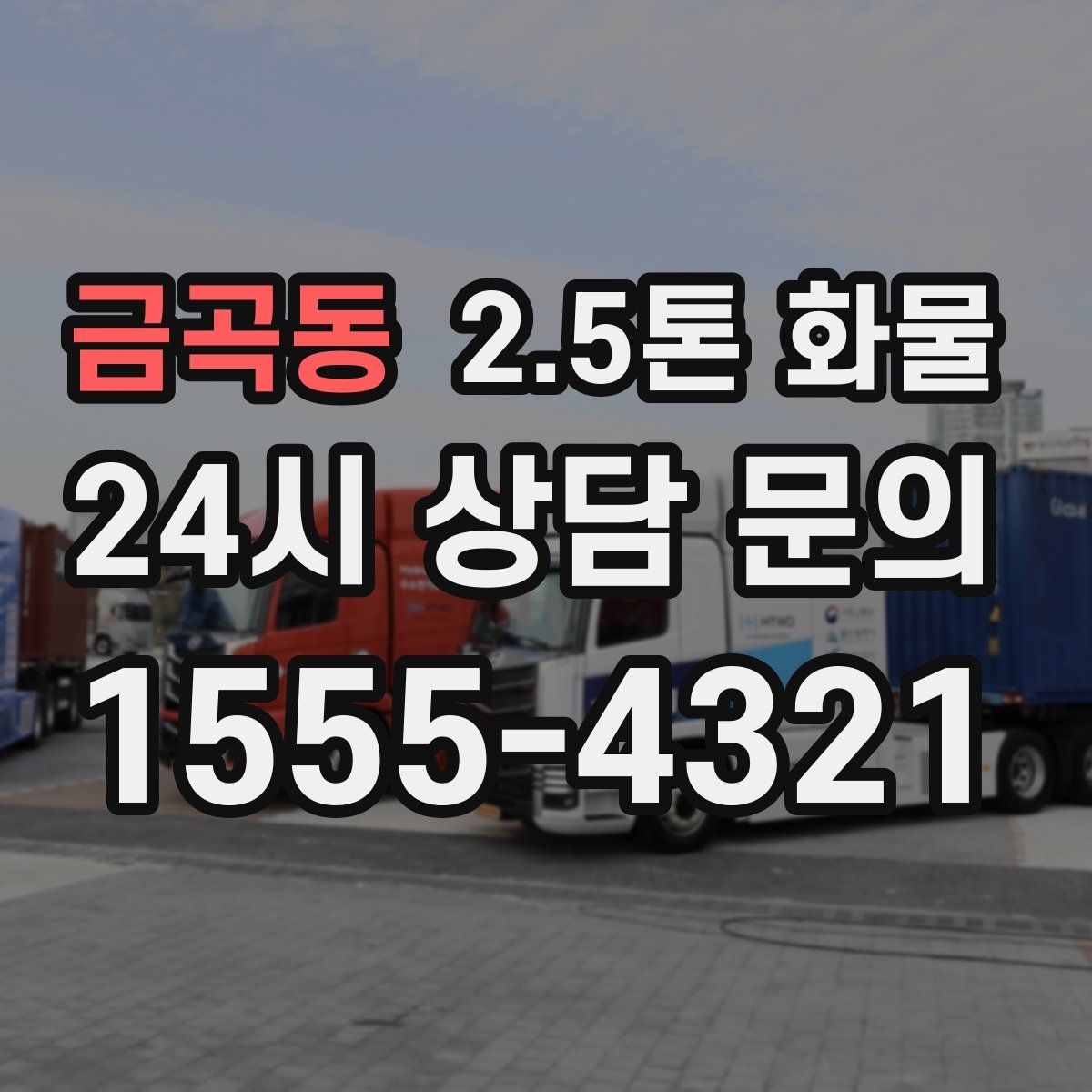 금곡동 2.5톤 화물