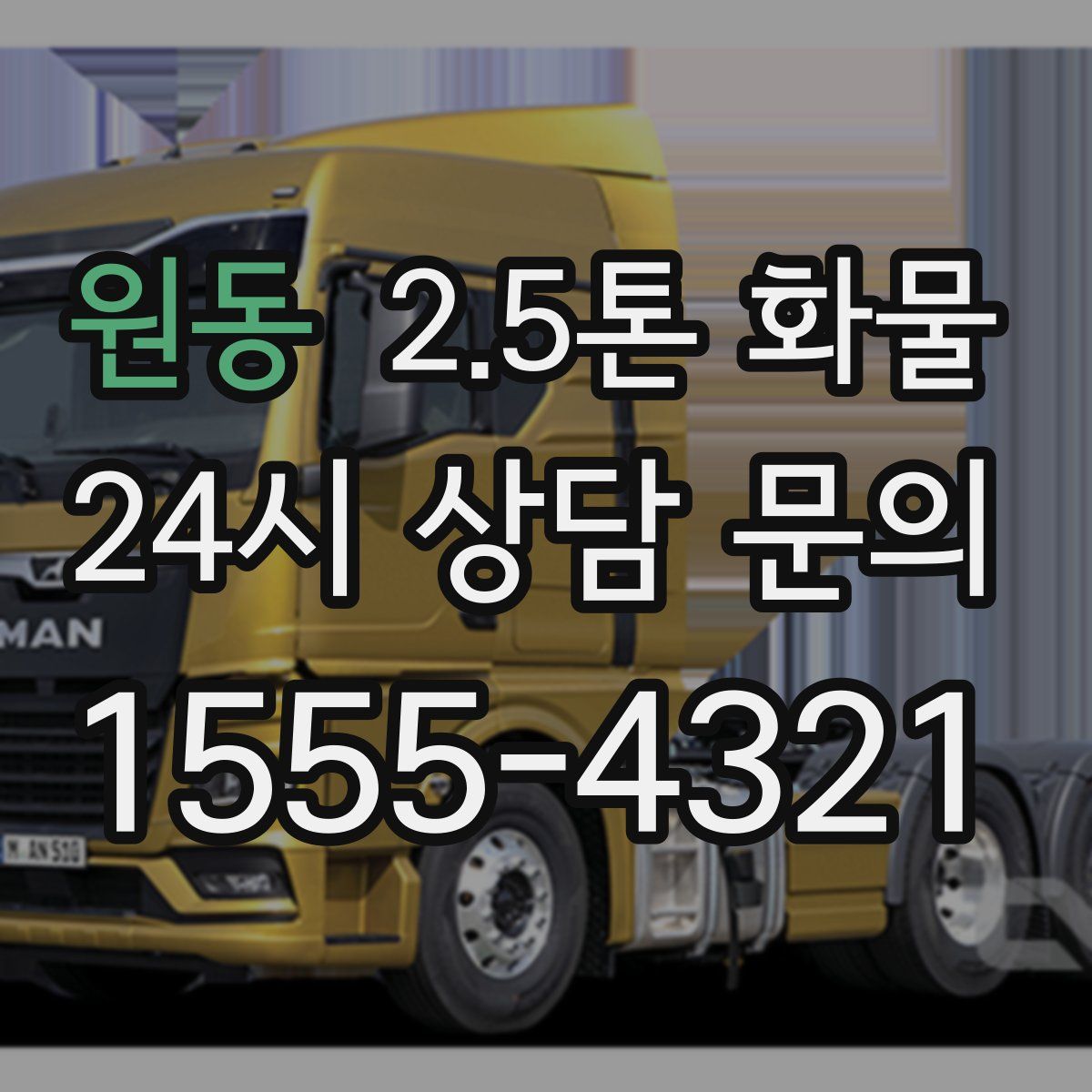 원동 2.5톤 화물