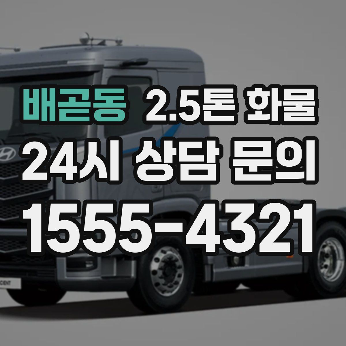 배곧동 2.5톤 화물