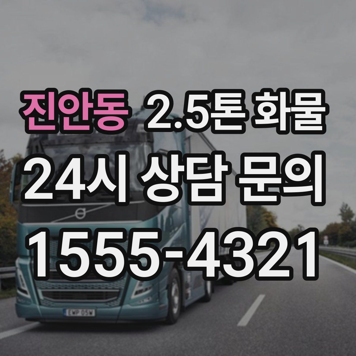 진안동 2.5톤 화물