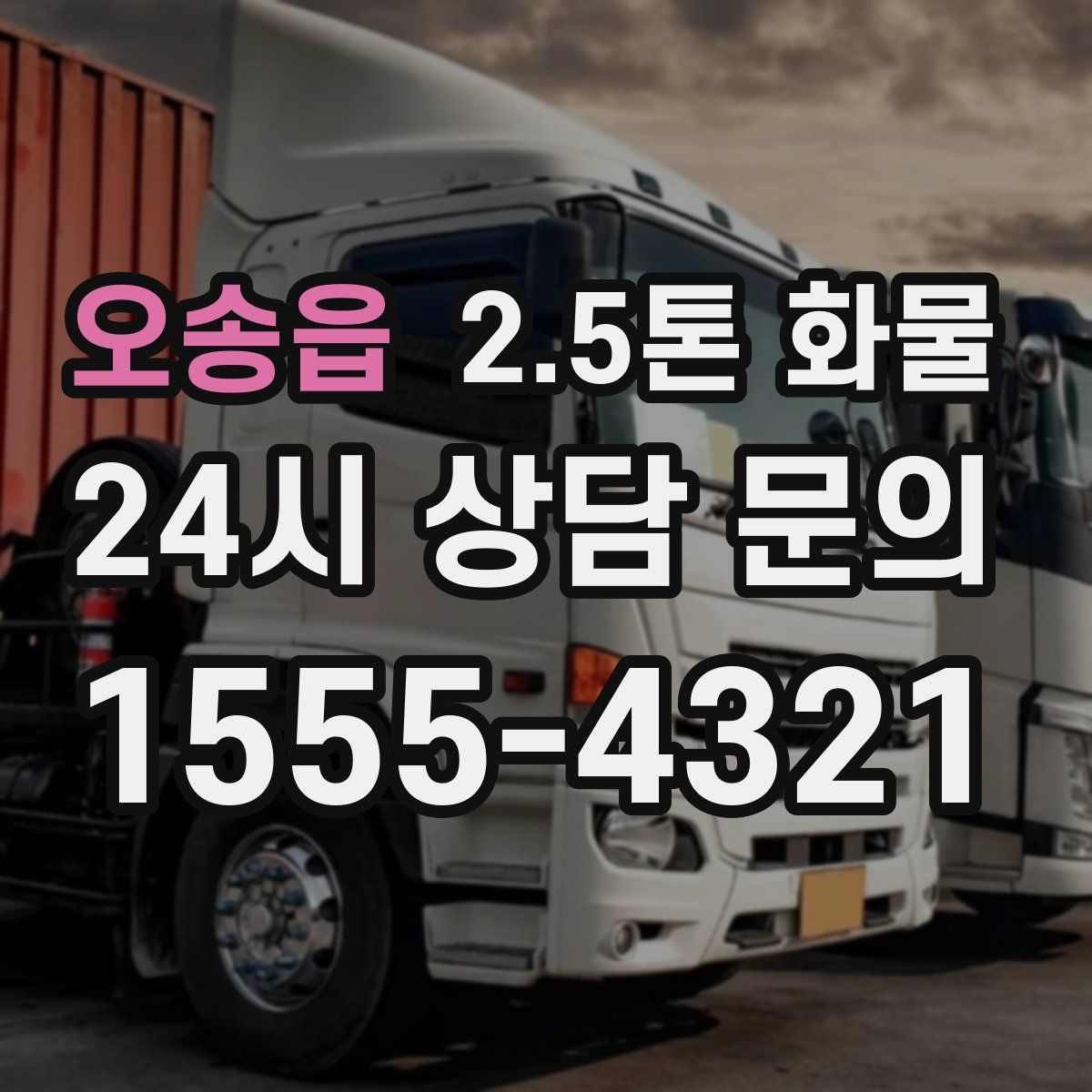 오송읍 2.5톤 화물